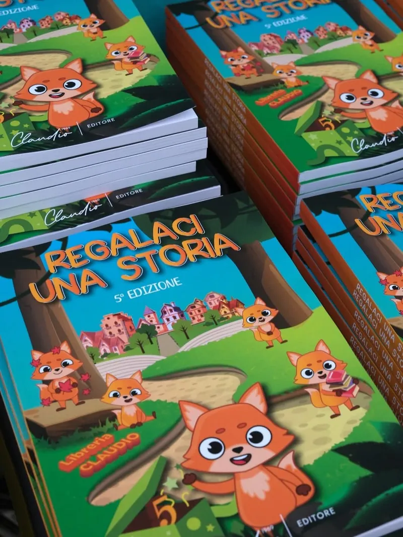 La copertina della 5ª edizione di "Regalaci una Storia"